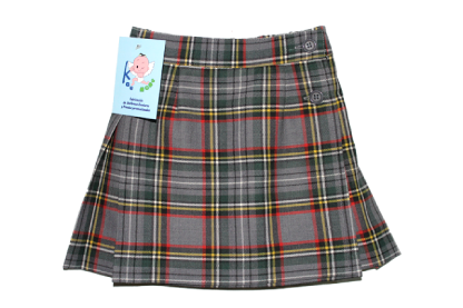 falda de niña plisada