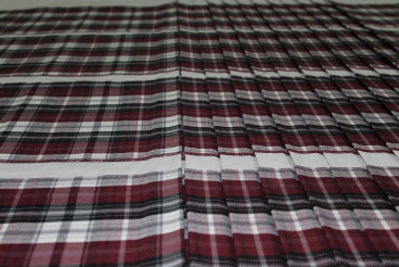 tejido plisado para faldas de niña